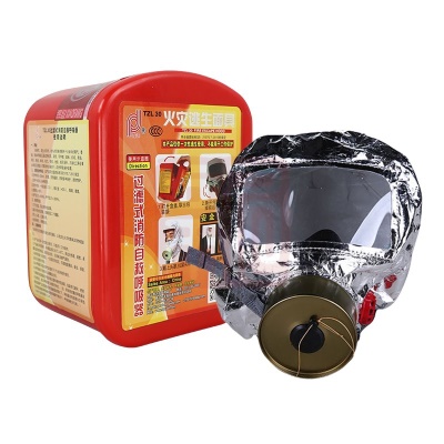 Exsafety  Masque à gaz avec Filtre Résistant au feu et à la fumée
