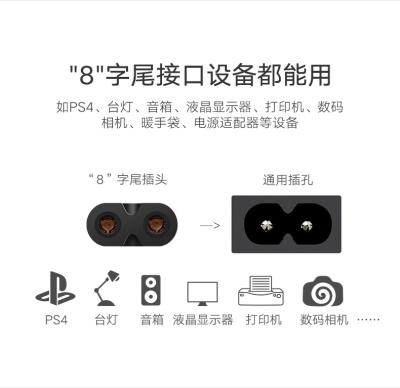LINYUN Câble d'alimentation standard européen  1.5 m