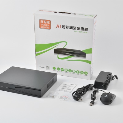 Enregistreur à disque dur réseau HD Câble réseau alimenté 4/8 port