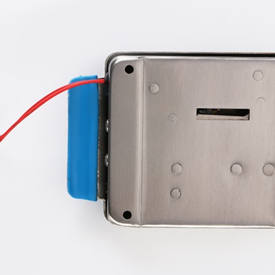 LICHENG  Serrure à commande électronique Finition en acier inoxydable poli