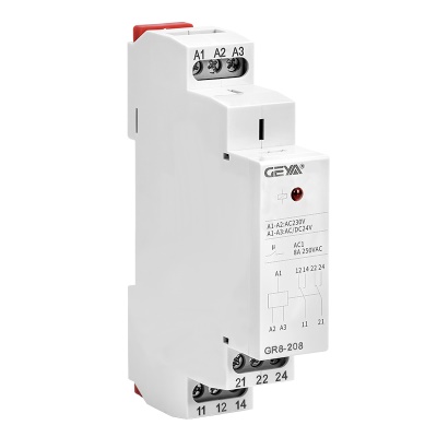 GEYA petit relais électrique intermédiaire type rail AC 200V