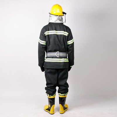 SANQIAN Combinaison de lutte contre l'incendie Set de cinq pièces en polyester-coton ignifuge