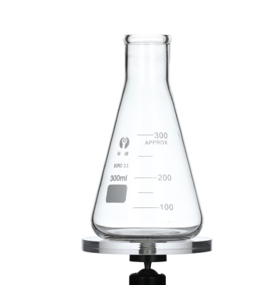 BOTAI Flacon triangulaire en verre à haute teneur en borosilicate transparent