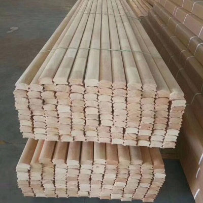 Rampe d'escalier en Bois massif Droit