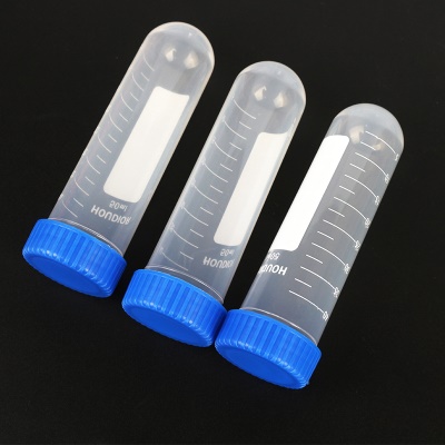 Tubes à centrifuger à fond rond et à couvercle vissé Gradués 50 ml Polypropylène PP