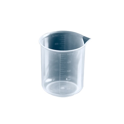 Tasse à mesurer en plastique graduée de 500ml Résistant aux acides et aux alcalins