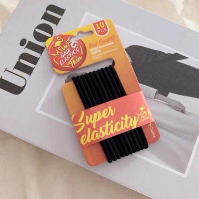 YZ  Frondes élastique pour les cheveux * 10pcs