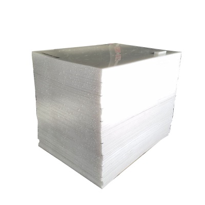 Plaque en plastique polypropylène pp soudable blanc