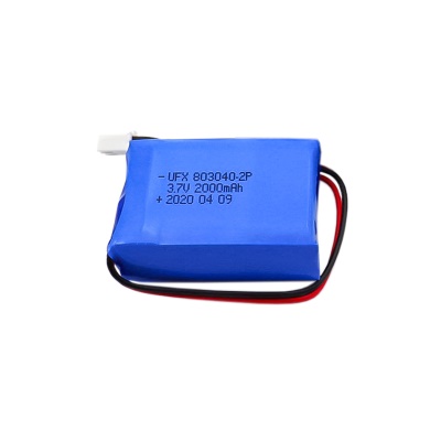 Batterie au lithium polymère UFine 803040-2P 3.7V 2000mAh