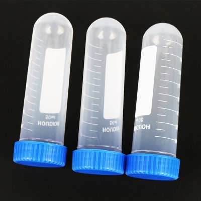 Tubes à centrifuger à fond rond et à couvercle vissé Gradués 50 ml Polypropylène PP