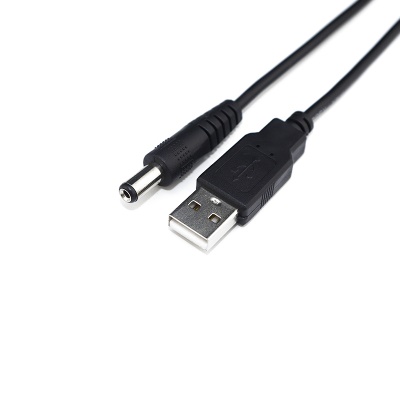 KEBAOLONG Câble de raccordement d'alimentation USB vers DC mâle 1 m