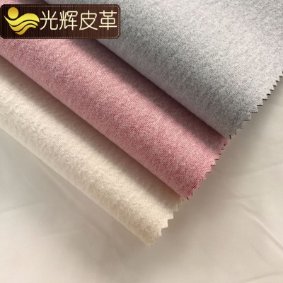 Tissu en cuir litchi grain semi-PU cuir artificiel