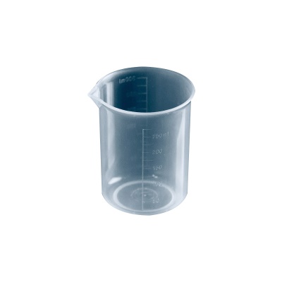 Tasse à mesurer en plastique de 250 ml, résistante aux hautes températures