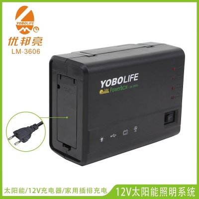YOBOLIFE Système solaire avec panneau solaires et ampoules solaires