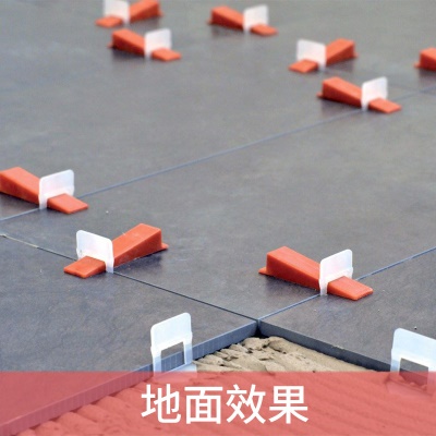 Niveleur de carreaux avec base en PVC  rouge