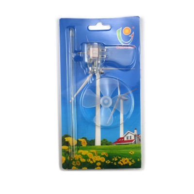 JIABAICHEN petite éolienne LED lumière bleue