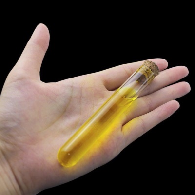 HUIYA  Tube à essai en plastique jetable avec bouchon en bois