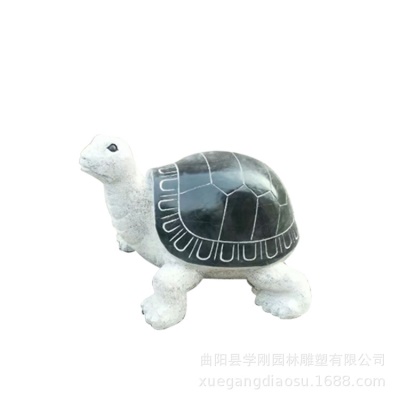 sculpture de tortue sur pierre  sculpté à la main