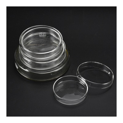 Boîte de Pétri en verre à haute teneur en borosi