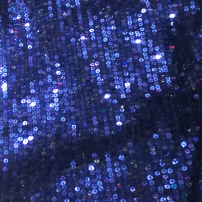 Tissu paillettes 3mm fil de soie de polyester