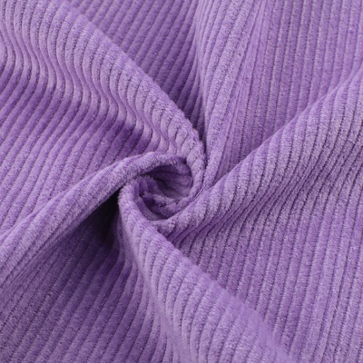 Tissu de pantalon tissé en velours côtelé