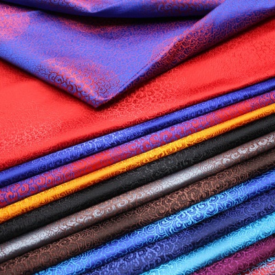 Tissus de soie Brocart Jacquard