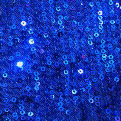 Tissu paillettes 3mm fil de soie de polyester