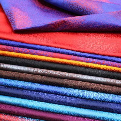 Tissus de soie Brocart Jacquard