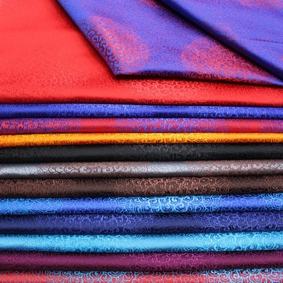 Tissus de soie Brocart Jacquard