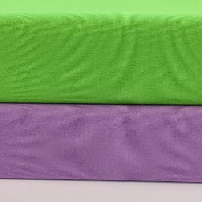 Tissu tricoté double face en coton nylon serré 50s et viscose romaine