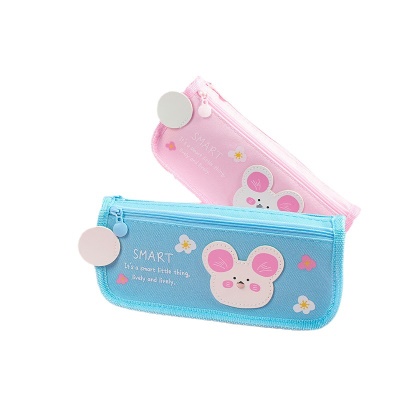 PINXING Trousse à crayon  tissu  Oxford avec fermeture