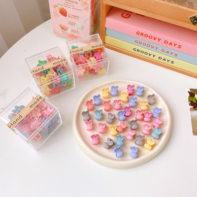 SHILAN Barrettes pour enfants en acrylique mini