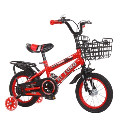 ZHILINGTONG Vélo pour enfants  avec roues auxiliaires sur le siège arrière
