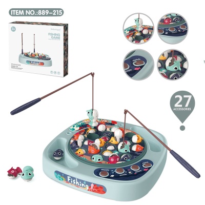Jouet de pêche électrique pour enfants 24/45 poissons avec Lumière et musique