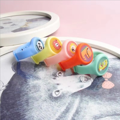 Bracelet anti-moustique avec dessin animé lumineux
