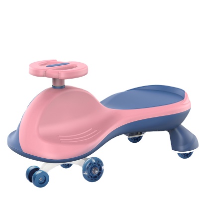 Voiture torsadée pour enfants avec roues lumineuses de couleur