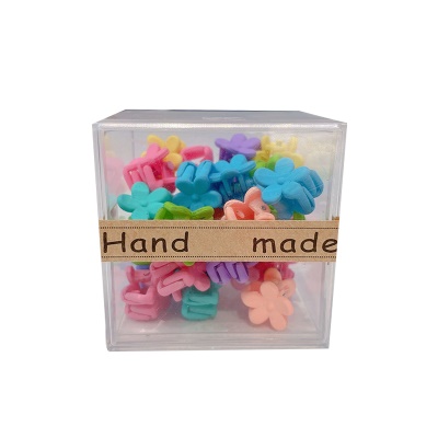SHILAN Barrettes pour enfants en acrylique mini