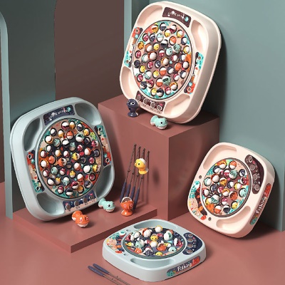 Jouet de pêche électrique pour enfants 24/45 poissons avec Lumière et musique