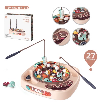 Jouet de pêche électrique pour enfants 24/45 poissons avec Lumière et musique