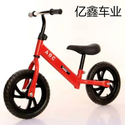 Vélo d'équilibre pour enfants, deux roues, corps en acier à haute teneur en carbone pneus en mousse EVA
