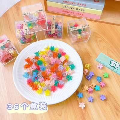 SHILAN Barrettes pour enfants en acrylique mini