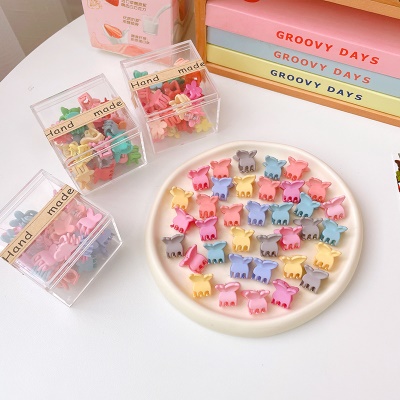 SHILAN Barrettes pour enfants en acrylique mini