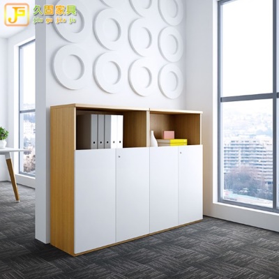 Armoire de rangement à double porte, dalle, trois étagères