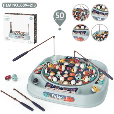 Jouet de pêche électrique pour enfants 24/45 poissons avec Lumière et musique