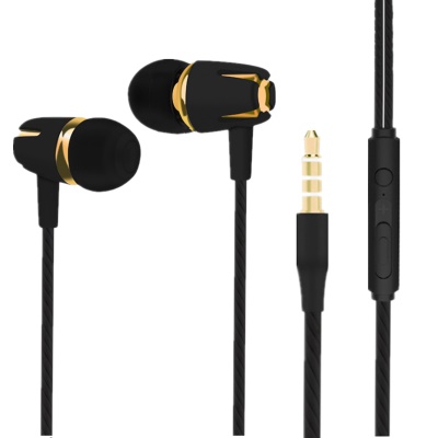 YINNIERLAI écouteurs filaires intra-auriculaires avec réglage