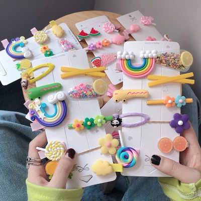 Barrettes à cheveux Fixation monobloc plastique/résine