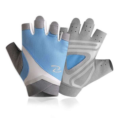 Gants de fitness pour hommes et femmes respirant demi-doigt