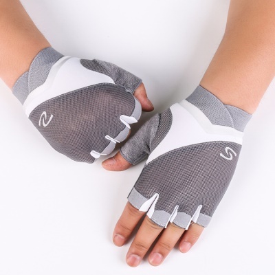 Gants de fitness pour hommes et femmes respirant demi-doigt