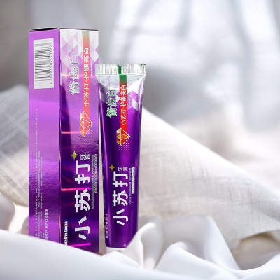 JIANCHIBAI Dentifrice au bicarbonate de soude au goût de chrysanthème/menthe 100g contient du fluor