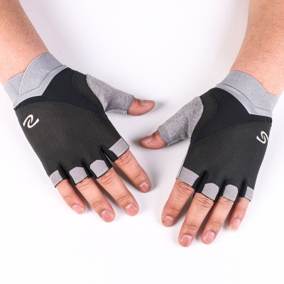 Gants de fitness pour hommes et femmes respirant demi-doigt